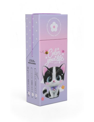 SET DE ESCRITORIO + MARCADORES X 24 Cat CHIMOLA
