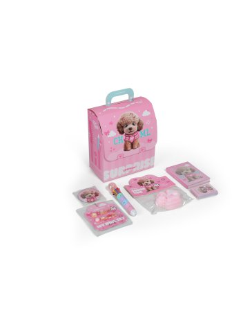 SET SURPRISE BACKPACK POODLE - CHIMOLA