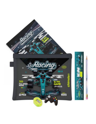 SCHOOL SET MESH RACING CAR CHIMOLA
