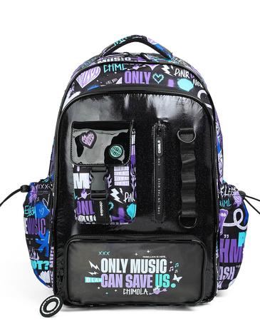 Mochila 18'' Punk Purple - CHIMOLA