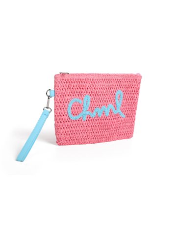 Neceser Pouch Raffia - CHIMOLA