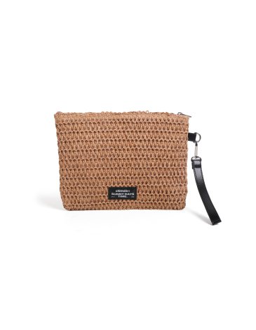 Neceser Pouch Raffia - CHIMOLA