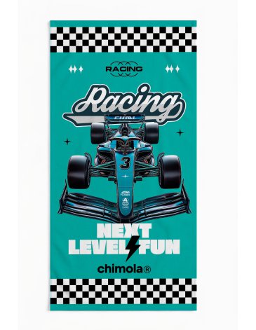 TOALLÓN RACING CAR CHIMOLA
