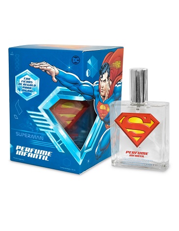 Perfume Infantil x 50 ML con Tazos de Regalo, Superman DISNEY