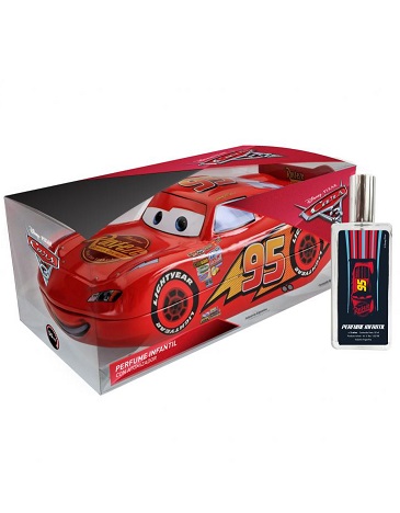 Perfume con Atomizador en Lata Cartuchera Auto Cars x 50 ML DISNEY
