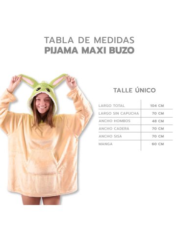 Pijama maxi buzo MANDALORIAN - PIÑATA