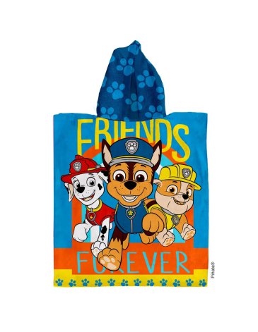 Poncho microfibra PAW PATROL - PIÑATA