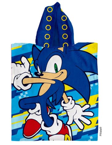 Poncho microfibra SONIC Final Battle PIÑATA