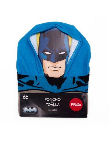 Poncho microfibra BATMAN - PIÑATA