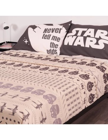 Sabanas 4 piezas 2 plazas STAR WARS - PIÑATA