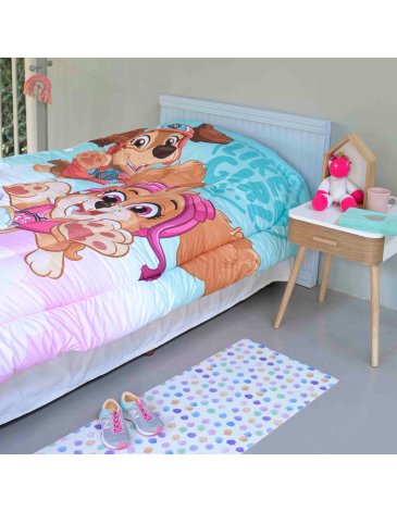 Acolchado 1 1/2 pl PAW PATROL PERRITAS - PIÑATA