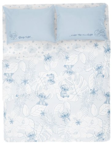 Sábanas 4 piezas Queen STITCH - PIÑATA