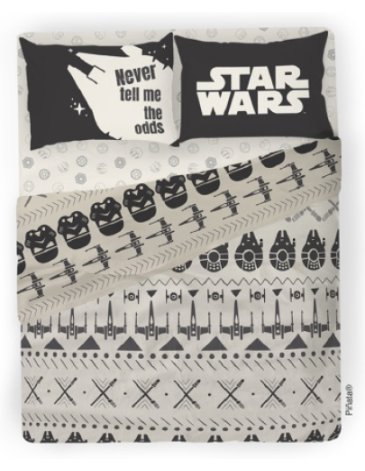 Sabanas 4 piezas Queen STAR WARS PIÑATA