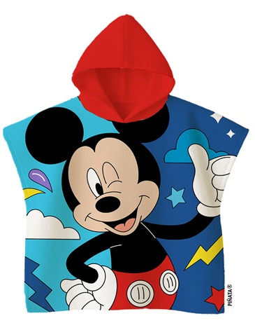 Poncho de Toalla Mickey PIÑATA