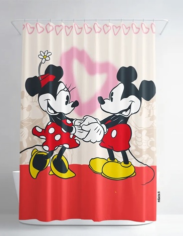 Cortina de Baño Mickey & Minnie PIÑATA