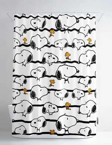 Cortina de Baño Snoopy PIÑATA