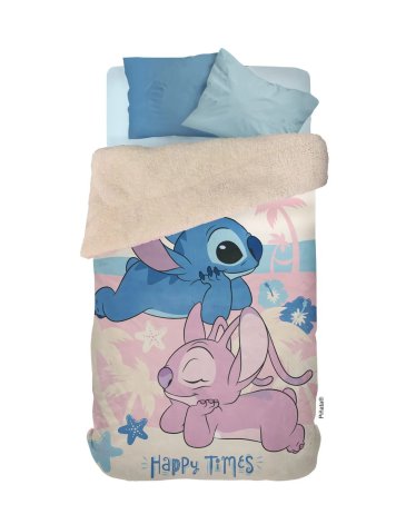 Frazada Corderito 1 1/2 PL Stitch PIÑATA