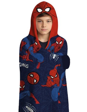 Manta con Capucha Spiderman PIÑATA