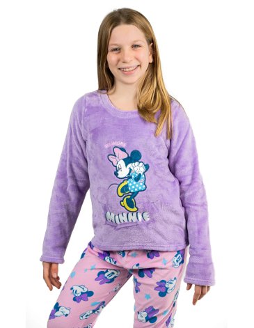 Pijama Plush MINNIE T3/10 años PIÑATA