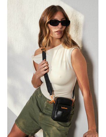 Portacelular PU con cierre Barbara Bags