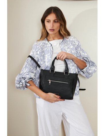 Cartera PU con dos bolsillos delanteros Barbara Bags