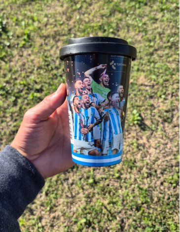 Vaso Termico ARGENTINA MUNDIAL 500ml AFA OFICIAL - AFA OFICIAL