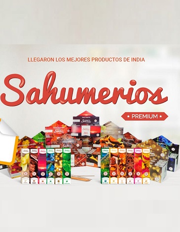 Venta por Mayor y Catalogo Sahumerio masala caja x12 unidades SAPHIRUS