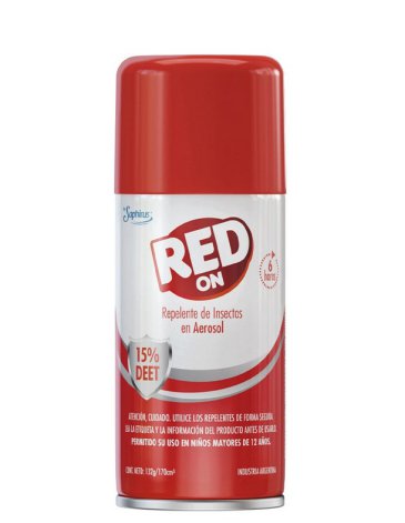 Repelente Aerosol 170gr- RED ON 15% -  SAPHIRUS