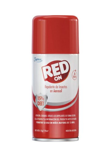 Venta por Mayor y Catalogo Repelente Aerosol 170cm3- RED ON 15% - SAPHIRUS