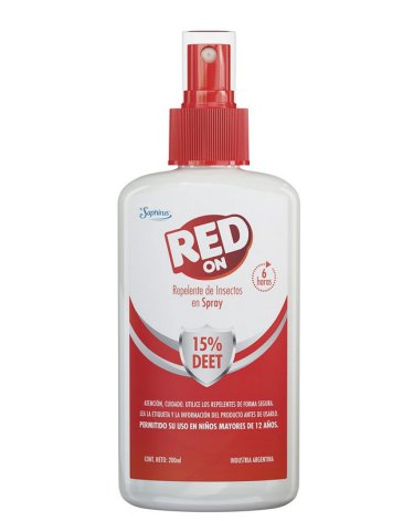 Venta por Mayor y Catalogo Repelente Spray 200ml - RED ON 15% - SAPHIRUS