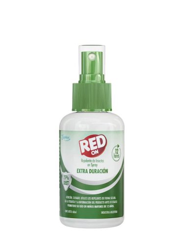 Repelente Spray 60m - RED ON 25% -Extra Duracion-  SAPHIRUS