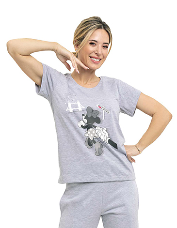 Remera manga corta Minnie y Mickey T1/4 COCOT