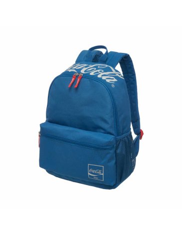 Mochila Blank Blue Coca-Cola