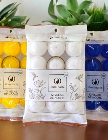 Velas noche x 12 unidades AROMANZA