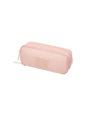 Cartuchera Flat Doble Pink Coca-Cola