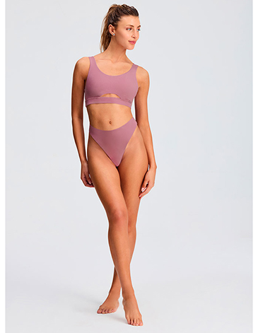 Conjun. de algodon y lycra doble cut out BRIGITTE