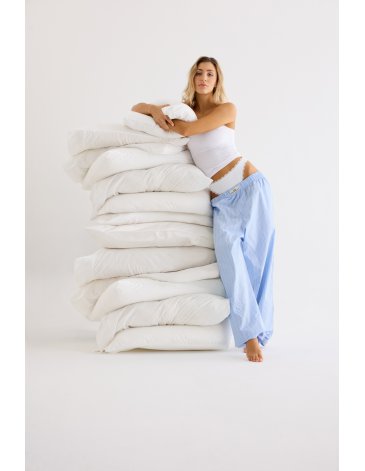 Less de microfibra labrada con puntilla. TS/M - L/XL. Pack x2 BRIGITTE