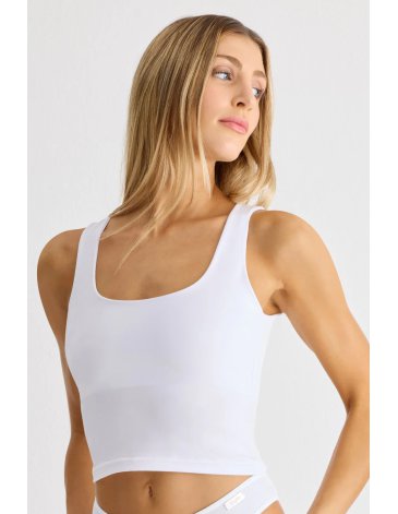 Musculosa de escote cuadrado y tiras anchas. TS/XL BRIGITTE