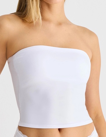 Strapless con tazas removibles. TS/XL BRIGITTE