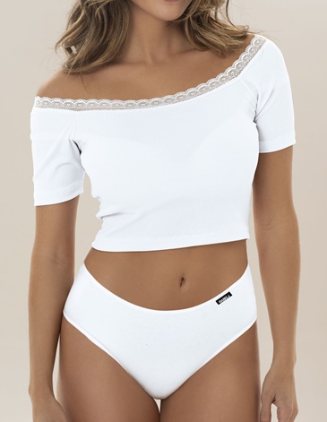  CULOTELESS, TIRO ALTO ALGODÓN Y LYCRA. CON GRIFA. Pack x3 GABELA