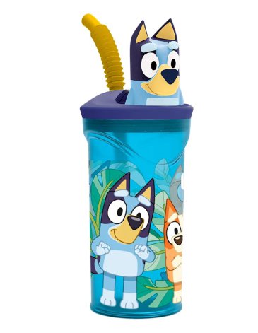 Venta por Mayor y Catalogo Vaso Bluey 3D 360 Ml Wabro