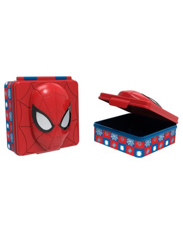 Venta por Mayor y Catalogo Lunchera 3D Spider-Man Wabro