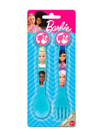 Cubiertos Barbie Pack x 2 Wabro