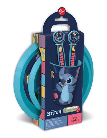 Set x 5 Piezas en Caja de Regalo Lilo&Stitch WABRO