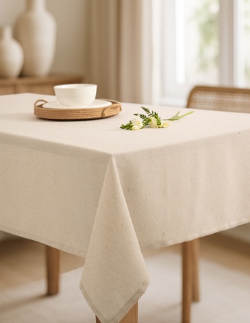 Mantel de ambiente con tejido hilo color // Premium ALCOYANA