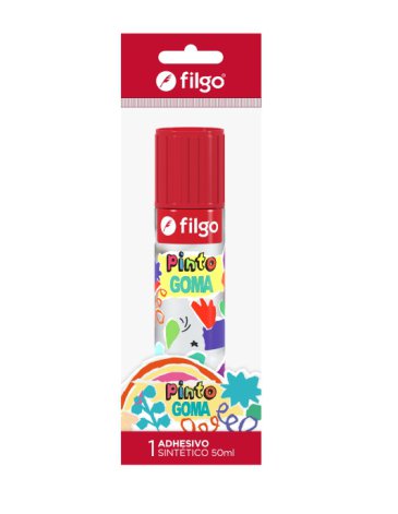 Adhesivo sintetico pinto goma 50 m x unidad FILGO
