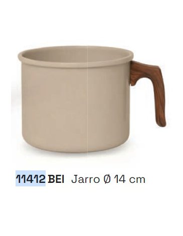 Jarro Aluminio Forjado 14 Cm - CAROL