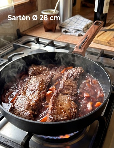 Sarten 28 cm Aluminio Forjado CAROL