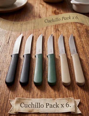 Cuchillo mesa x 6 unidades CAROL
