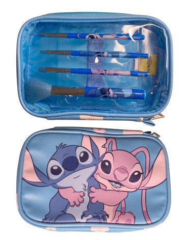Portacosmeticos + Brochas Lilo & Stitch Clandestine